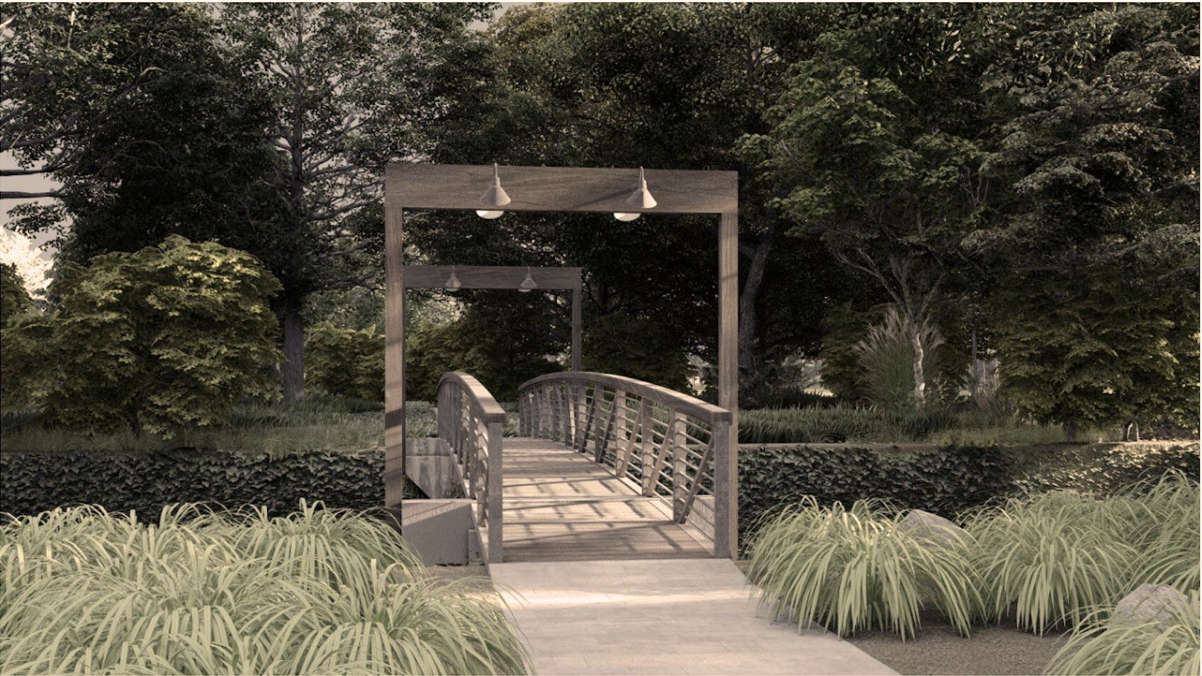 New bridge concept rendering — side view