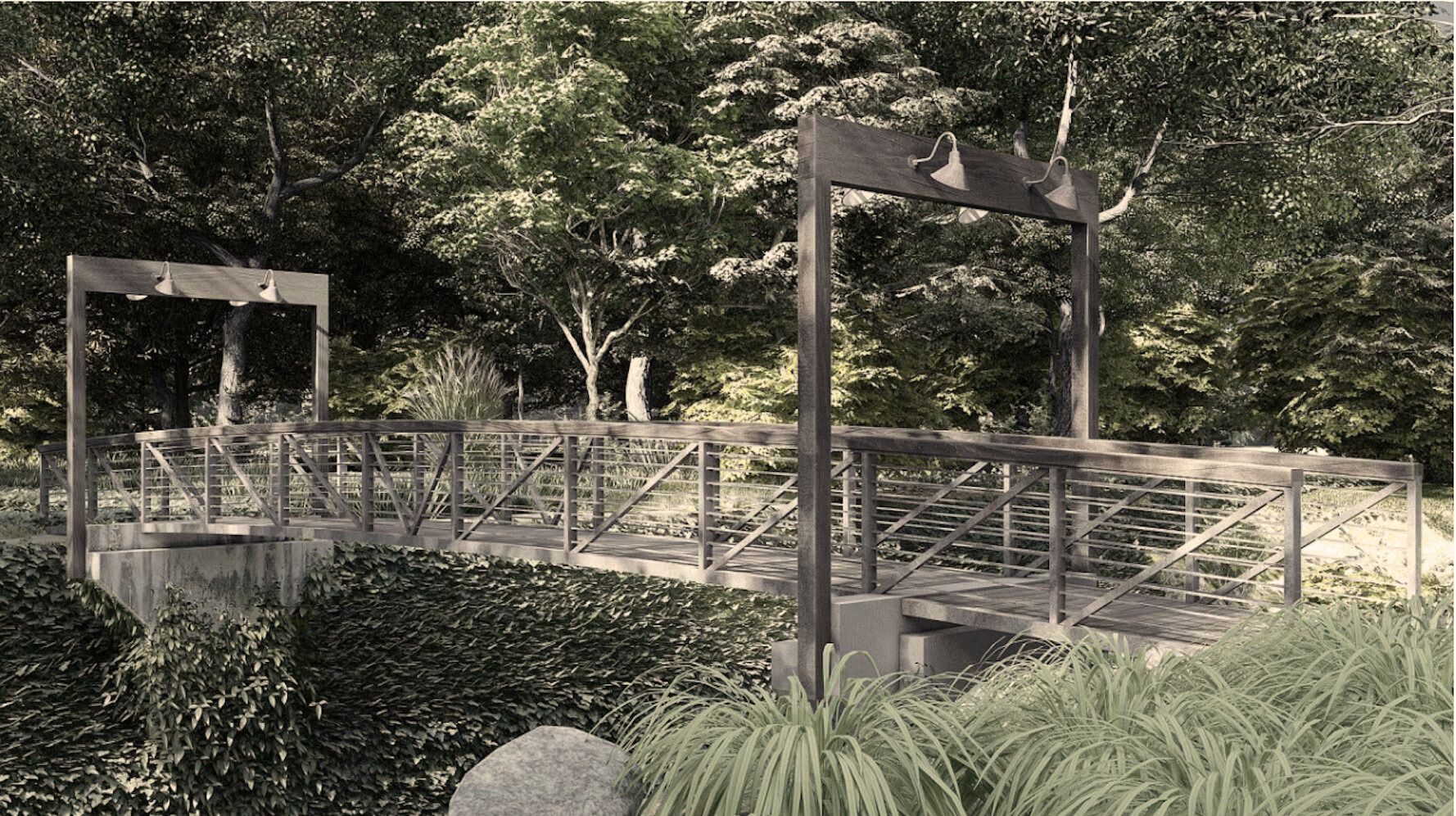 New bridge concept rendering — front view